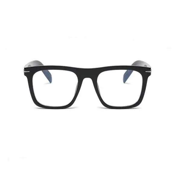 Square Men Anti Blue Rays Glasses 2024 Women Blue Light Blocking Glasses Clear C - Picture 4 of 7